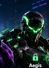 Conceptual character portrait representing Aegis