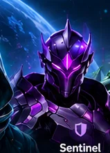Conceptual character portrait representing Sentinel